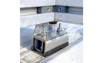 6 Pieces Brushed Silver Roof Rack Bracket 90-Degree Cargo Rack Bracket Threaded Bolts Vehicle Accessory Guard Pads