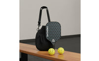 Honeycomb Core Carbon Fiber Pickleball Paddle Set Includes Carry Bag Pickleball Racket with Cover and Balls Lightweight Sports Equipment Cushioned Grip for Players, Beginners, Outdoor, Recreation