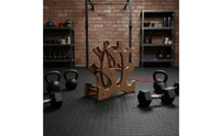 3-Tier Dumbbell Rack Space-Saving Small Dumbbell Stand Keeps Weights Organized Hand Weight Organizer for Workout Room