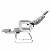 Reclining Sled Base Chair Extendable Footrest Office Furniture for Study Room