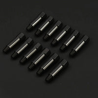 12 Pieces Valve Cover Bolt Kit Hex Head Valve Cover Bolts Carbon Steel Black