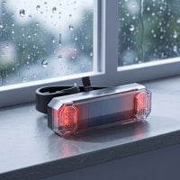High-Brightness Solar Bike Light with Mounting Strap Bright Bike Tail Light Lightweight Easy to Install for Cyclists, Commuters
