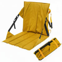 Storage Pocket Lightweight Stadium Chair Back Support Outdoor Gear for Camping, Picnic