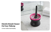 Deep & Gentle Clean Electric Makeup Brush Cleaner Ultrasoft Silic Single Textures Automatic Brush Washing Machine Saves Time and Effort