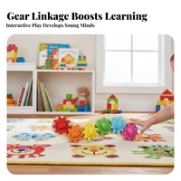 Develops Fine Movement Skills Busy Board Gear Accessory Hand-Eye Coordination Busy Board DIY Accessory Stimulates Cognitive Development