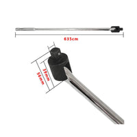Long Socket Wrench Extension Bar Offset Offset-Style Breaker Bar Sturdy Extension Wrench Versatile for Automotive Maintenance