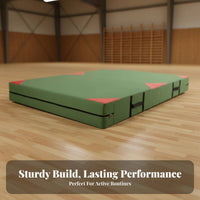 High Jump Landing Mat Impact Absorption Gymnastics Crash Mat Thickened Design Foldable Crash Pad for Gymnasts, Athletes, Climbing Gym, Dojo, Gymnasium
