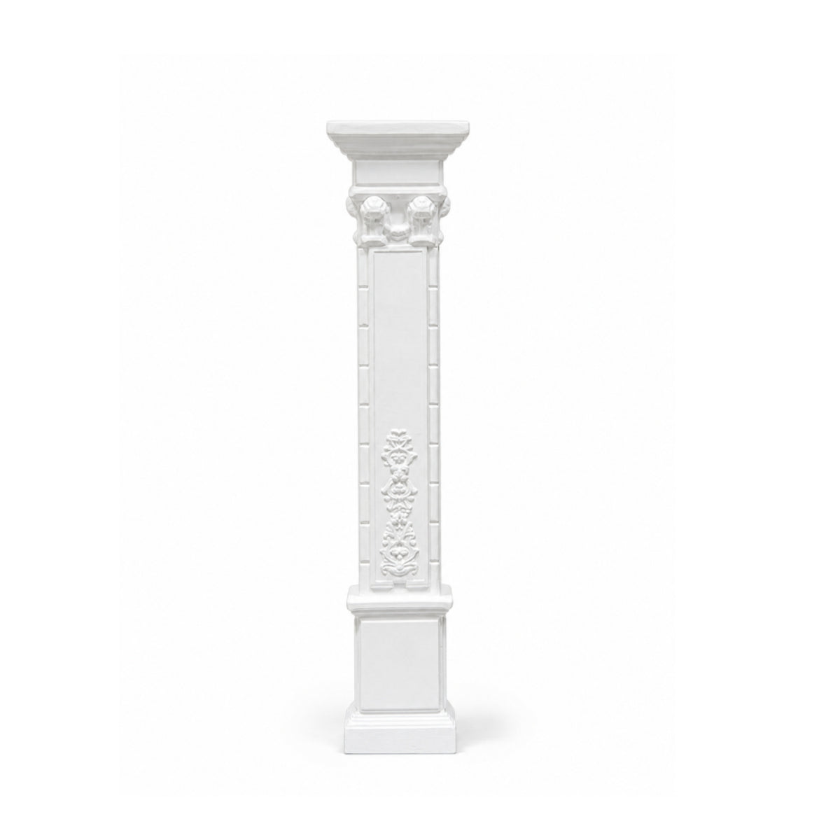 Matte White Roman Column Decorative Classical Column Classic Roman Pillar Architectural for Photographers, Desktop Styling, Photography Studio