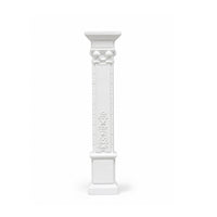 Matte White Roman Column Decorative Classical Column Classic Roman Pillar Architectural for Photographers, Desktop Styling, Photography Studio