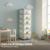 Childsafe Design Multi-Bin Toy Storage Unit Large Capacity Multi-Bin Storage Rack Removable Bins children's Furniture Easy Assembly for Toddlers, Preschoolers, Parents, Playroom, Living Room, Nursery, Bedroom