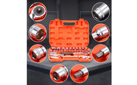 32-Piece Socket Wrench Kit High-Quality Socket Wrench Set with Case Complete Mechanic Tool Set Comprehensive for Car Owners, Auto Repair