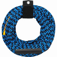 16-Strand Tubing Tow Rope Hollow-Braid Heavy-Duty Tow Rope Resistant Water Sports Equipment Loop Ends for Boating