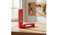 2 Pieces Anodized Woodworking Clamp with Scale Right Angle Woodworking Corner Clamp Versatile L-Shaped Clamping Square Accurate for Woodworkers, DIYers, Cabinet Assembly, Frame Alignment