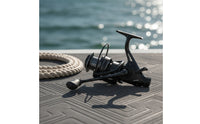 Rotating Fishing Reel doubleDrag Fishing Reel with Metal Spool Smooth Easy to Store for Anglers, Shore Casting