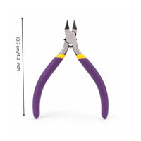Precision Single-Blade Side Cutter with Blade Cover Ultra-Thin Sprue Cutter Sharp Pliers Lightweight for Hobbyists