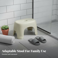 Thickened Design Stackable Plastic Stool multifunctional Utility Stepping aid multifunctional Small Seat Lightweight for Children, Families, Bathroom, Entryway, Living Room, Kitchen