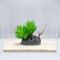 Stable Freestanding Plants and Reptile Foliage, Bearded Lizard Tank Accessories, Insect Vivarium Decor for Desert and Tropical Enclosures