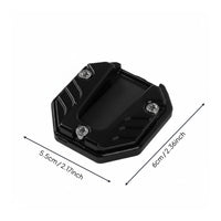 Kickstand Extension Pad Aluminum Alloy Side Stand Plate Wear-Resistant Kickstand Pad for Electric Bike Owners