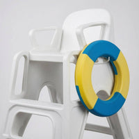 Alternating Segments Floating Safety Loop Nautical Gift Rescue Loop Loop Sun Resistant Blue Yellow Rescue Loop Lightweight for Water Use