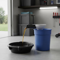 Automotive Parts Cleaning Tray Construction Waste Oil Collection Tray Versatile Heavy Duty Oil Collection Pan for Auto Repair Shop, Garage