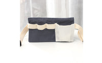 Textile Waist Bag Wooden Hairdressing Kit Adjustable Strap Wooden Hairdressing Playset Accessible Storage Pretend Barber Set Painted Finish
