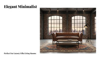 Urban design 3-Seater Couch warehouse Aesthetic 3-Seater Settee Retro Design Sofa Spacious Seating for Homeowners, Apartment Dwellers, Pet Owners, Lounge Area, Home Office