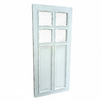 Wooden Fake Door Farmhouse Rustic Wall Door Decor Distressed Finish for Balcony