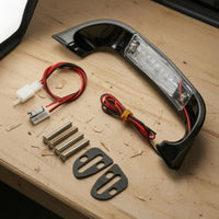LED Rear Assembly Clear Lens Motorcycle Rear Lamp Assembly Wired Leads Motorcycle