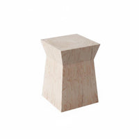 pure Wood Finished Tree log Stool Nordic aesthetic Tree log Side Table Rustic Design Home Decor base Carving Art for Interior Designers, Guesthouse Owners, Gift Givers, Living Room, Bedroom, Entryway, Balcony