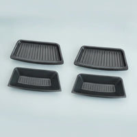 2 Pieces Under-Seat Storage Box Concealed Under-Seat Organizer Box Underseat Organizer Space-Saving Underseat Storage Bin