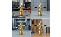 Solid Brass Olive Extractor with Cross Handle Compact Olive Remover Puller Tool Corrosion-Resistant Compression Sleeve Puller High-Strength for Plumbing Maintenance, Workshop