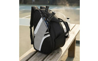 Thermal Insulated Pickleball Racket Backpack Shoe Compartment Pickleball Backpack Mesh Panel