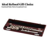 Instrument Gear wood Flute Storage Case Rosewood