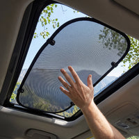 Car Sunroof Mosquito Net and Sunshade for Travel and Ventilation