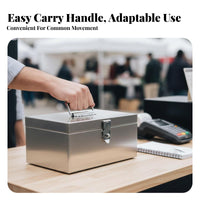Portable Lockbox Sturdy Construction M Single Y Box Water-Resistant for Home