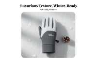 Touchscreen Winter Gloves Adjustable Wrist Strap Waterproof Touchscreen Gloves Breathable Lightweight for Women, Driving, Hiking