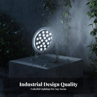 High Brightness Chip LED Floodlight Wide Beam Angle LED Flood Light Long-Lasting Aluminum Body for Contractors, Engineers, Landscape, Garden