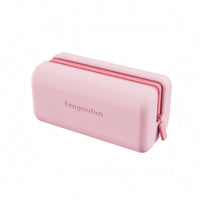 Structured Cosmetic Bag Portable Zipper Makeup Bag Rounded Personal Storage