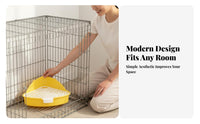 Small Pet Toilet Box Anti-Tip Guinea Pig Corner Toilet Pet Corner Litter Pan Detachable Design Small Pet Potty Removable Grate