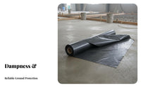 LDPE Plastic Film Roll Waterproof Anti-Seepage Geomembrane Black Plastic Sheeting Roll Tear-Resistant Moisture Barrier Film