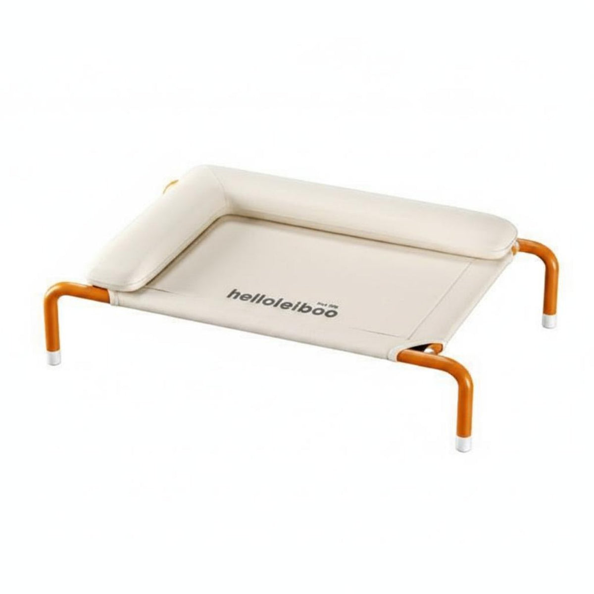 Removable and Washable Dog Cot with Pillow Moisture-Proof Raised Pet Lounger for Indoor