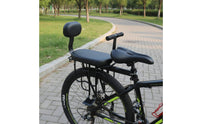 Rear Child Bike Seat Shielded Mesh Rear Mounted Child Seat Thick Padded for Infants
