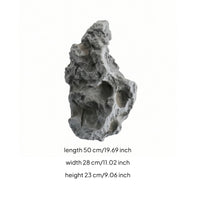 Artificial Rock with Hanging Line Realistic Artificial Rock Ornament for Gardeners, Garden, Terrarium