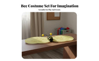 Fluttery Costume Attachments Lightweight Bumblebee Costume Appendages Eye-Catching Design for Children, Cosplayers, School Plays, Halloween