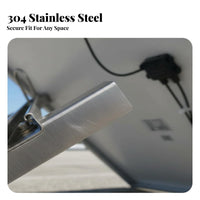 Easy Installation Solar Panel Mounting Bracket Weather Resistant Adjustable Solar Panel Mount Widely Compatible Stainless Steel PV Bracket Kit Heavy-Duty Construction for DIY Enthusiasts, RV Owners, Homeowners, Walls, Balcony, Balconies, Ground
