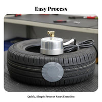 Repairs Tire Surface, Shoulder, and Sidewall Point Vulcanizer Adjustable Temperature Electric Hot Repair Material Rapid-Heating Heating Tire Repair Tool Anti-Scald Handle for Mechanics, DIY Enthusiasts, Garage, Workshop