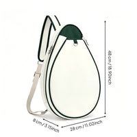 Tennis Racket Backpack Gender-Neutral Design Badminton Racket Shoulder Bag Waterproof Material Sports Gear for Kids, Gym