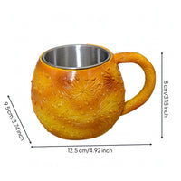 Raised Texture Ceramic Mug One Handle Textured Mug