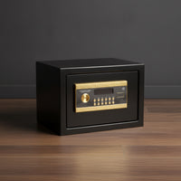 Compact Security Safe with Electronic Keypad Small Steel Safe with Keypad Strong Reinforced for Hotel