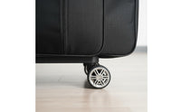 Wheeled DJ Controller Bag With Wheels Rolling DJ Mixer Case Telescopic Handle Padded Mixer Case for DJs, on the Road, Gigs